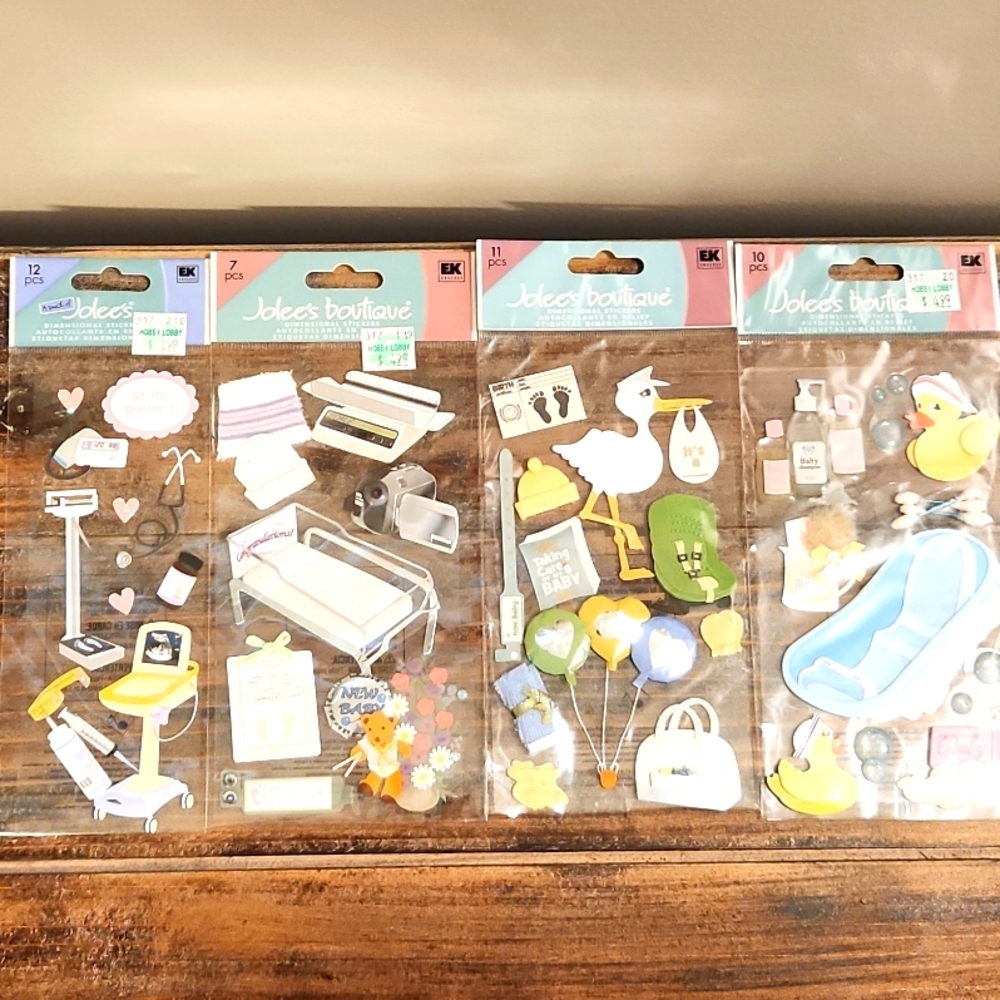 Scrapbook dimensional stickers